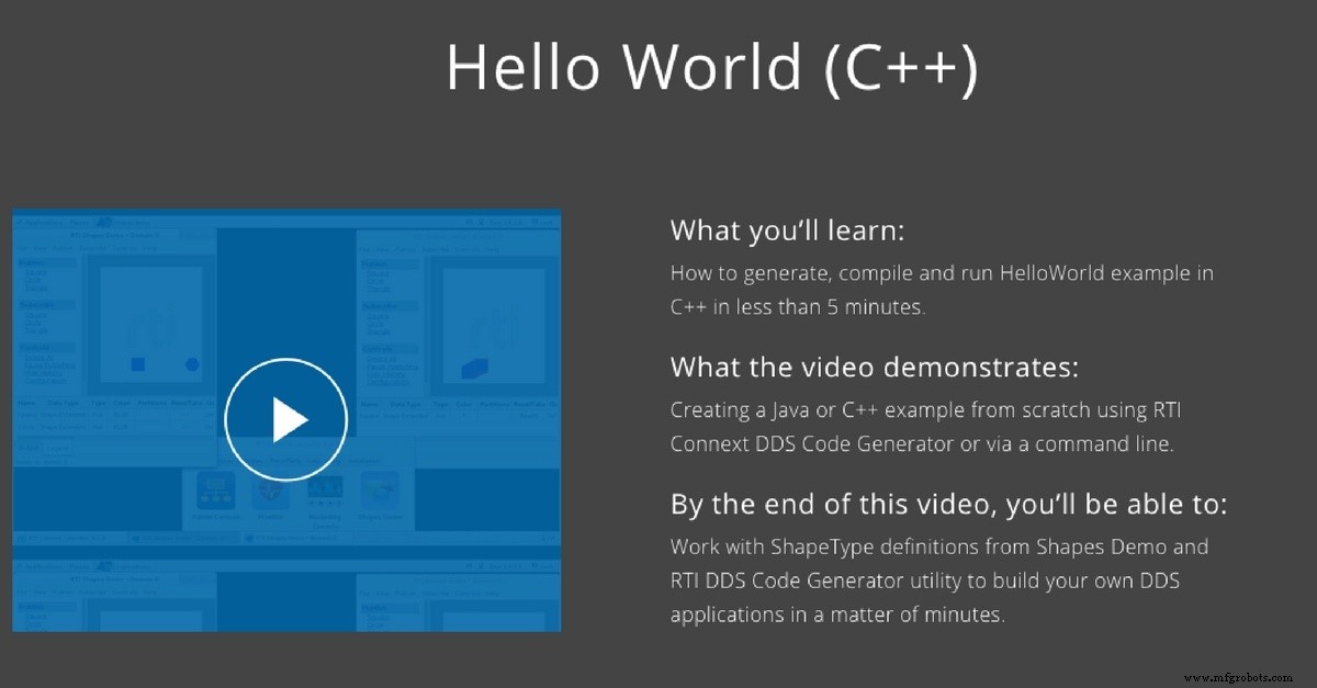 Connext DDS Quick Start: Install, Build, and Run Hello World – Expert Video Guides