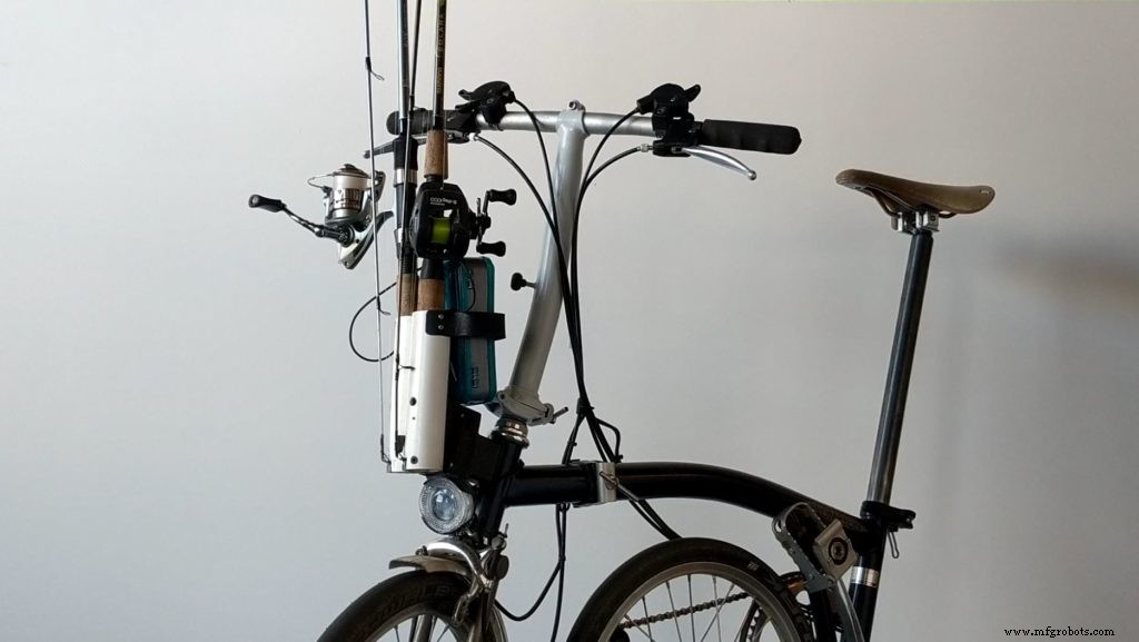 Rapid Prototyping of a Bike‑Mounted Fishing Rig: From CAD to the Water