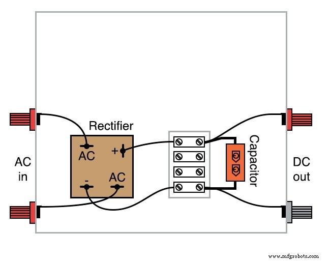 Constructing a Reliable Low‑Voltage AC/DC Power Supply: Bridge Rectifier & Capacitive Filter