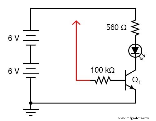 Using a Transistor as an Electrically Controlled Switch