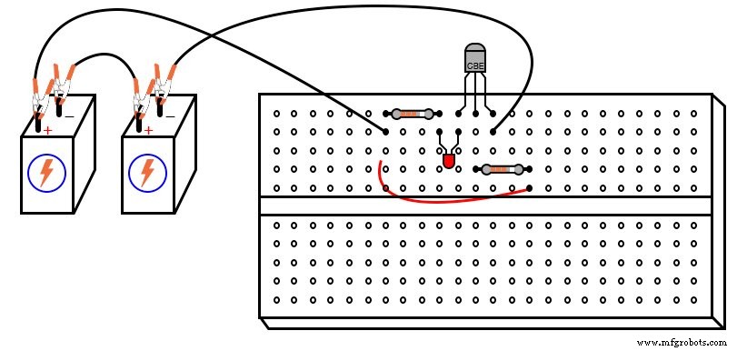 Using a Transistor as an Electrically Controlled Switch