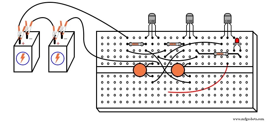 Build a Low‑Frequency Astable Multivibrator Audio Oscillator with Discrete Transistors