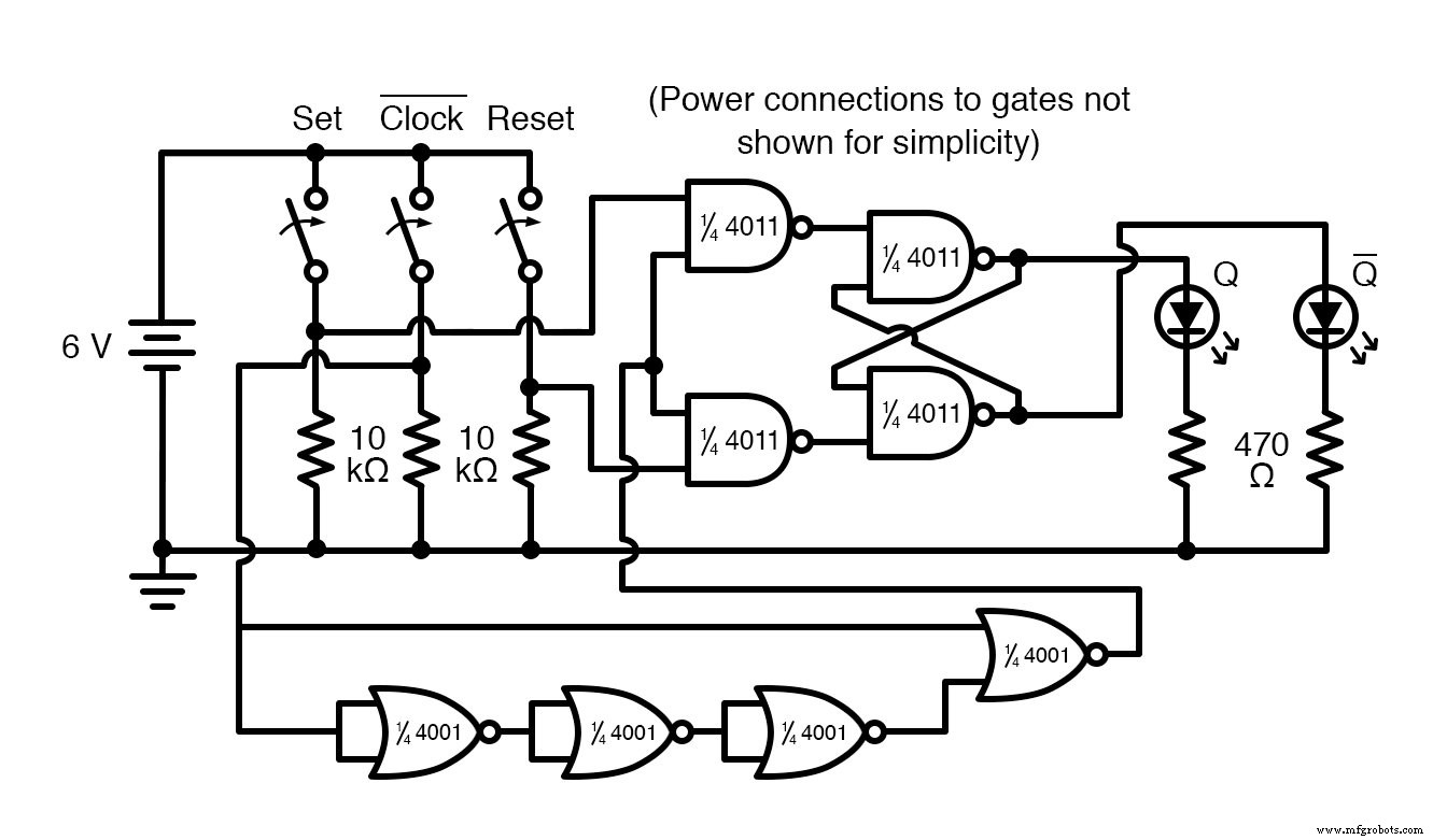 Building a NAND‑Based Set‑Reset Flip‑Flop Circuit