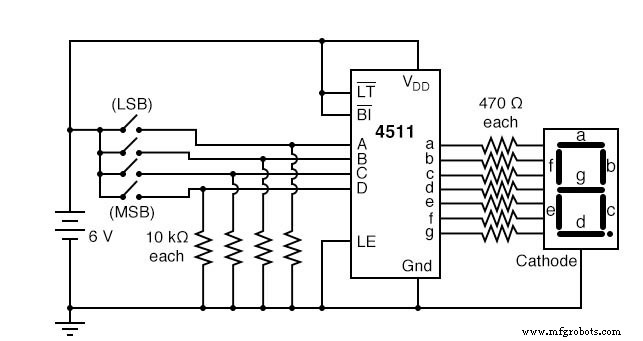 Using the 4511 7‑Segment Decoder: A Practical BCD Display Tutorial