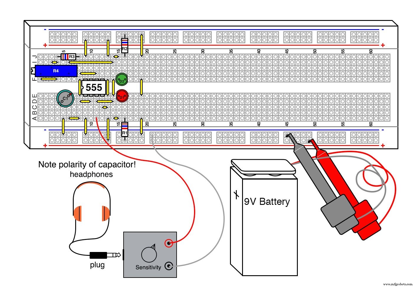 555 Hysteretic Oscillator – Build a Classic RC Multivibrator