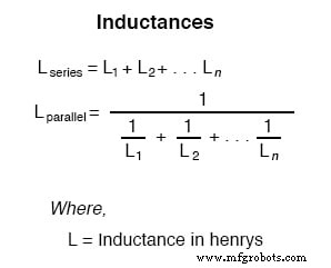 Series and Parallel Component Calculations – Resistances, Inductances, Capacitances