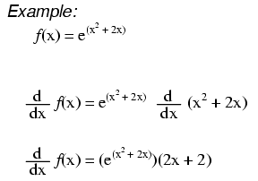 Differentiating Exponential Functions of Base e