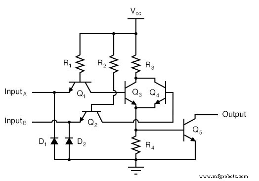 Understanding TTL NOR and OR Gates: Circuit Analysis and Conversion