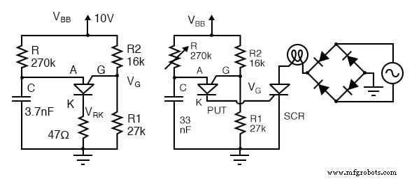 Unijunction Transistor (UJT) & Programmable UJT (PUT): Design, Operation, and Oscillator Applications