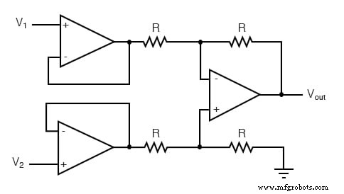 Designing a Practical Differential Amplifier with Controlled Gain