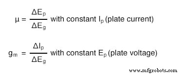 Key Performance Parameters of Electron Tubes