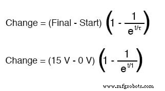 Calculating Voltage and Current in Reactive DC Circuits