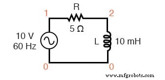 Analyzing Series Resistor‑Inductor AC Circuits: Impedance, Phase, and SPICE Verification