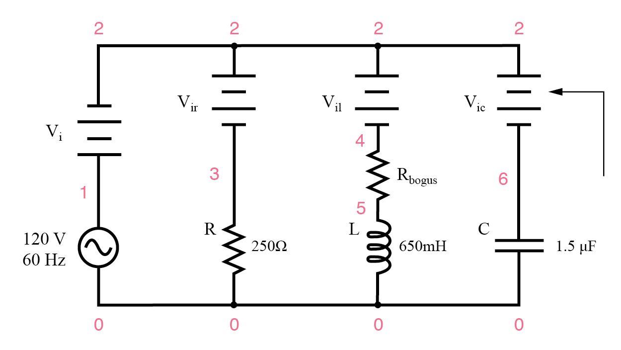 Analyzing a Parallel R‑L‑C Circuit: Impedance, Current, and SPICE Simulation