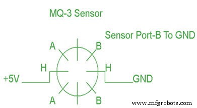 MQ135 Alcohol Sensor Circuit, Working Principle & Applications