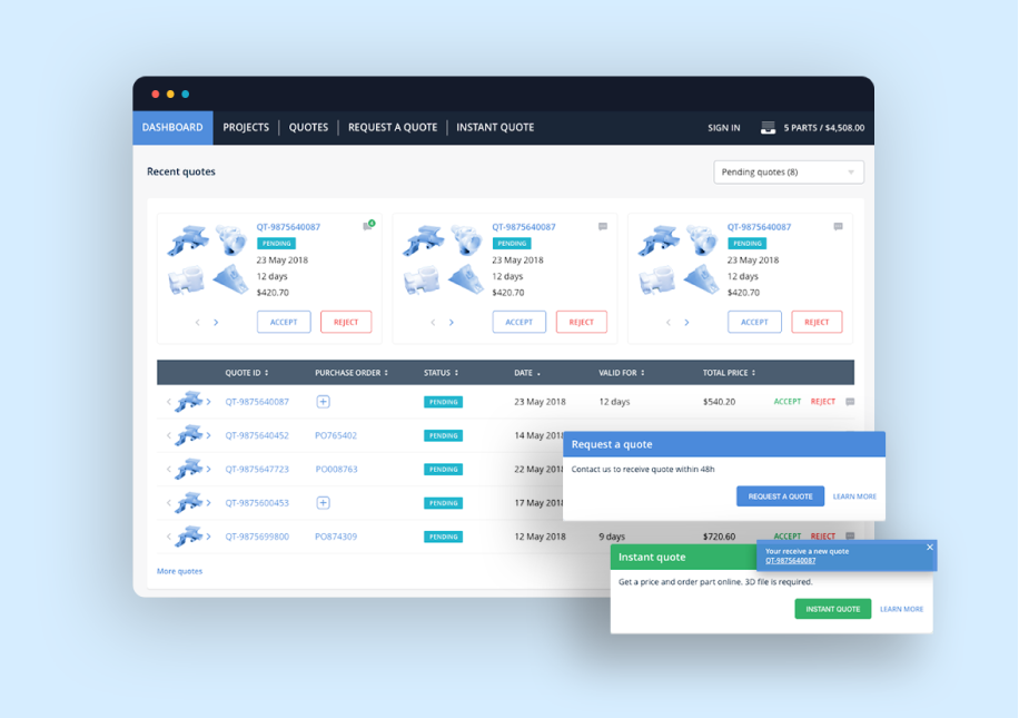 Instant Quote & Price Estimating Software: The Competitive Edge for 3D Printing Service Providers