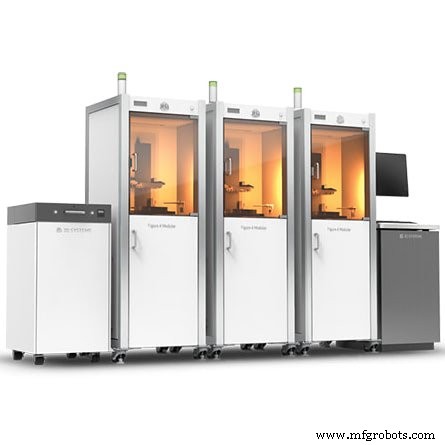 3D Systems Figure 4 Modular: Scalable, Semi‑Automated 3D Production for Low to Mid‑Volume Manufacturing