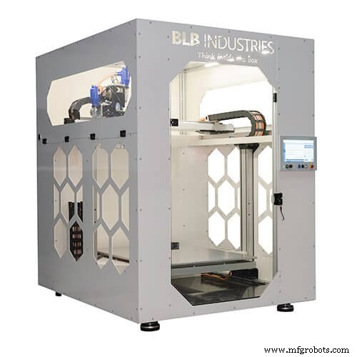 BLB Industries The BOX SMALL – 1500 mm x 1000 mm Large‑Scale Pellet 3D Printer