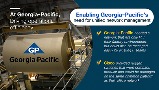 Cisco Webinar: How Georgia‑Pacific Expanded Network to the IoT Edge with Intent‑Based Networking