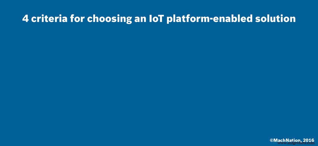 Four Key Factors for Selecting a Trusted IoT Platform‑Enabled Solution
