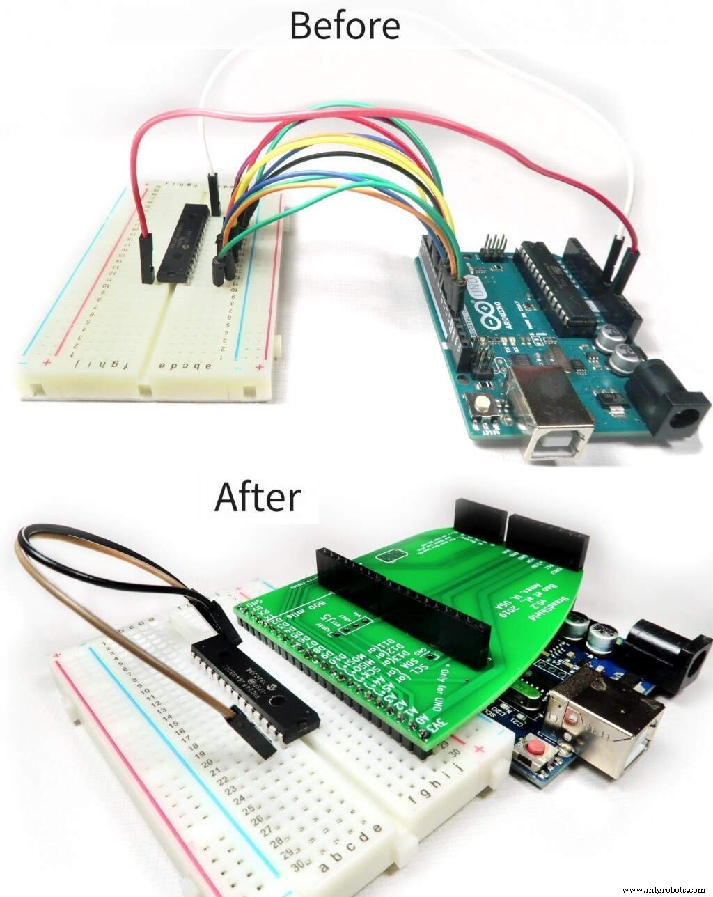 Eliminate Jumper Wires: How BreadShield Connects Arduino Directly to Breadboards