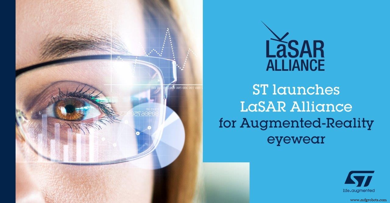 STMicroelectronics Launches LaSAR Alliance to Accelerate AR Smart‑Glasses Development