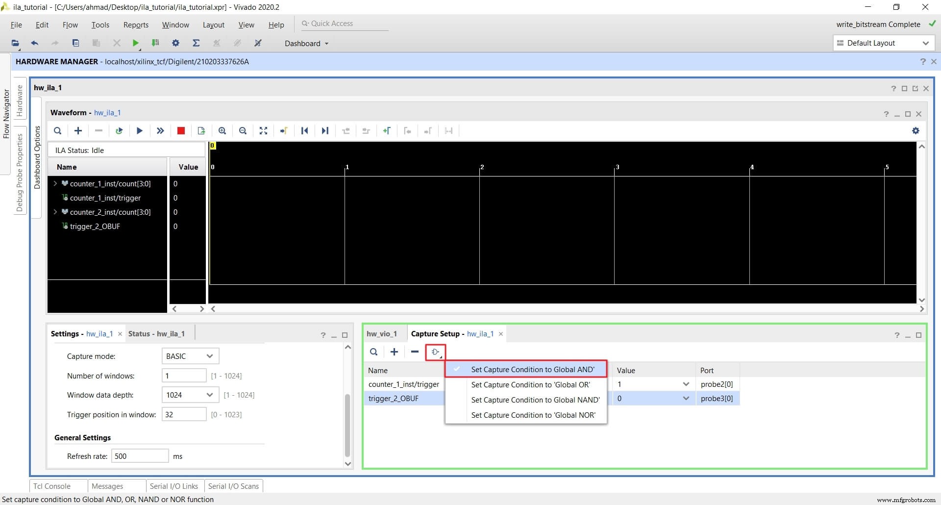 Mastering Xilinx Vivado: Integrated Logic Analyzer (ILA) & Virtual Input/Output (VIO) Debugging