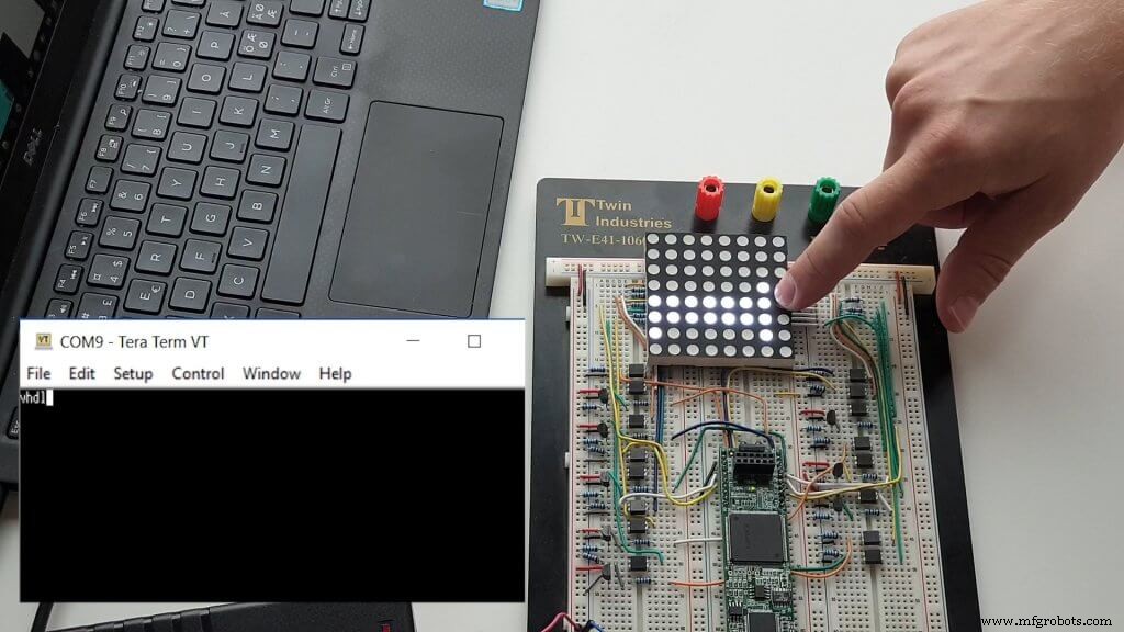 FPGA & VHDL Course – Build a Dot‑Matrix LED Controller From Scratch