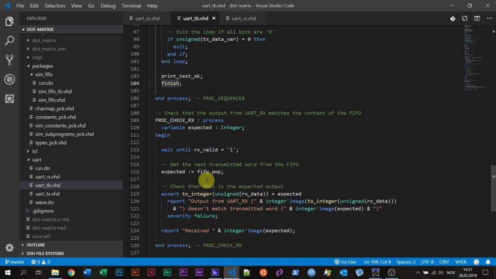 FPGA & VHDL Course – Build a Dot‑Matrix LED Controller From Scratch