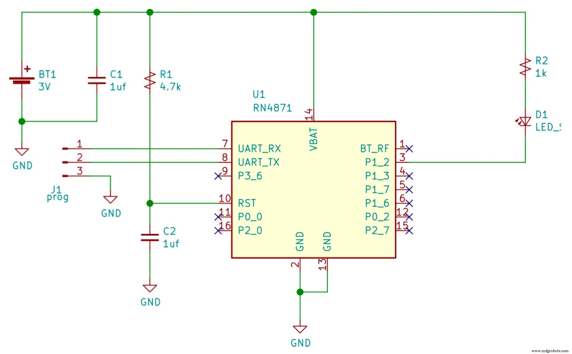 Prototyping Digital I/O with Microchip’s RN487x Bluetooth Module