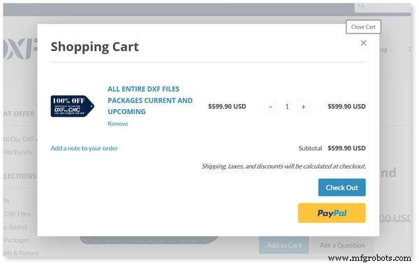 Navigating Our Site: A Complete Guide to Adding, Purchasing, and Downloading DXF Files