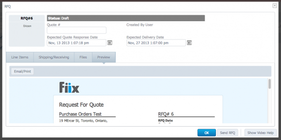 Fiix CMMS Purchase Order Module: Streamline Parts Procurement & Inventory
