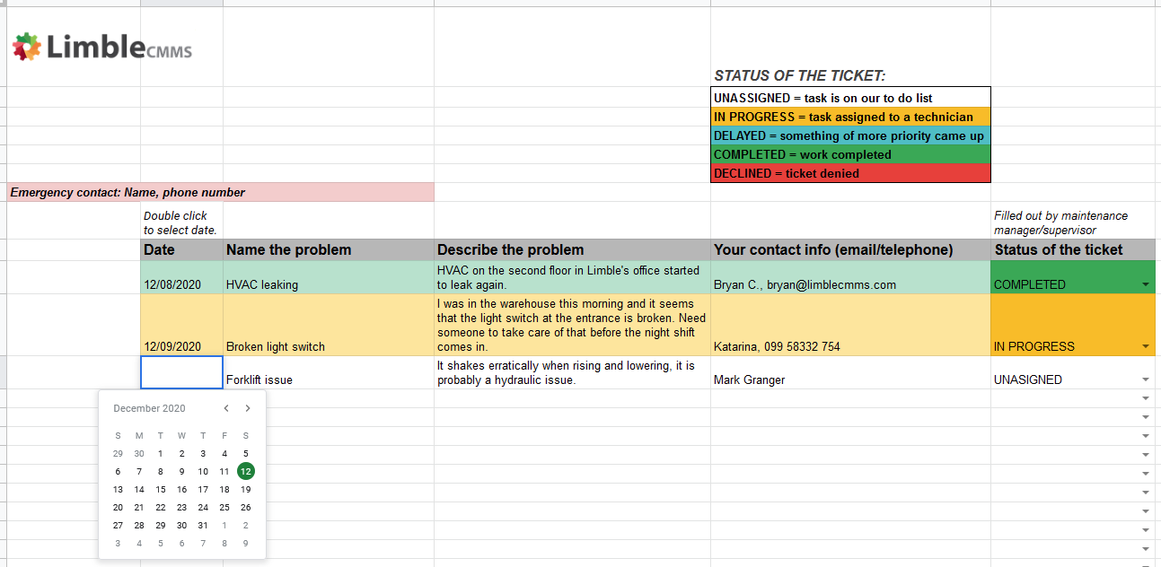 Create a Free, Cloud‑Based Maintenance Ticketing System with Google Sheets Templates