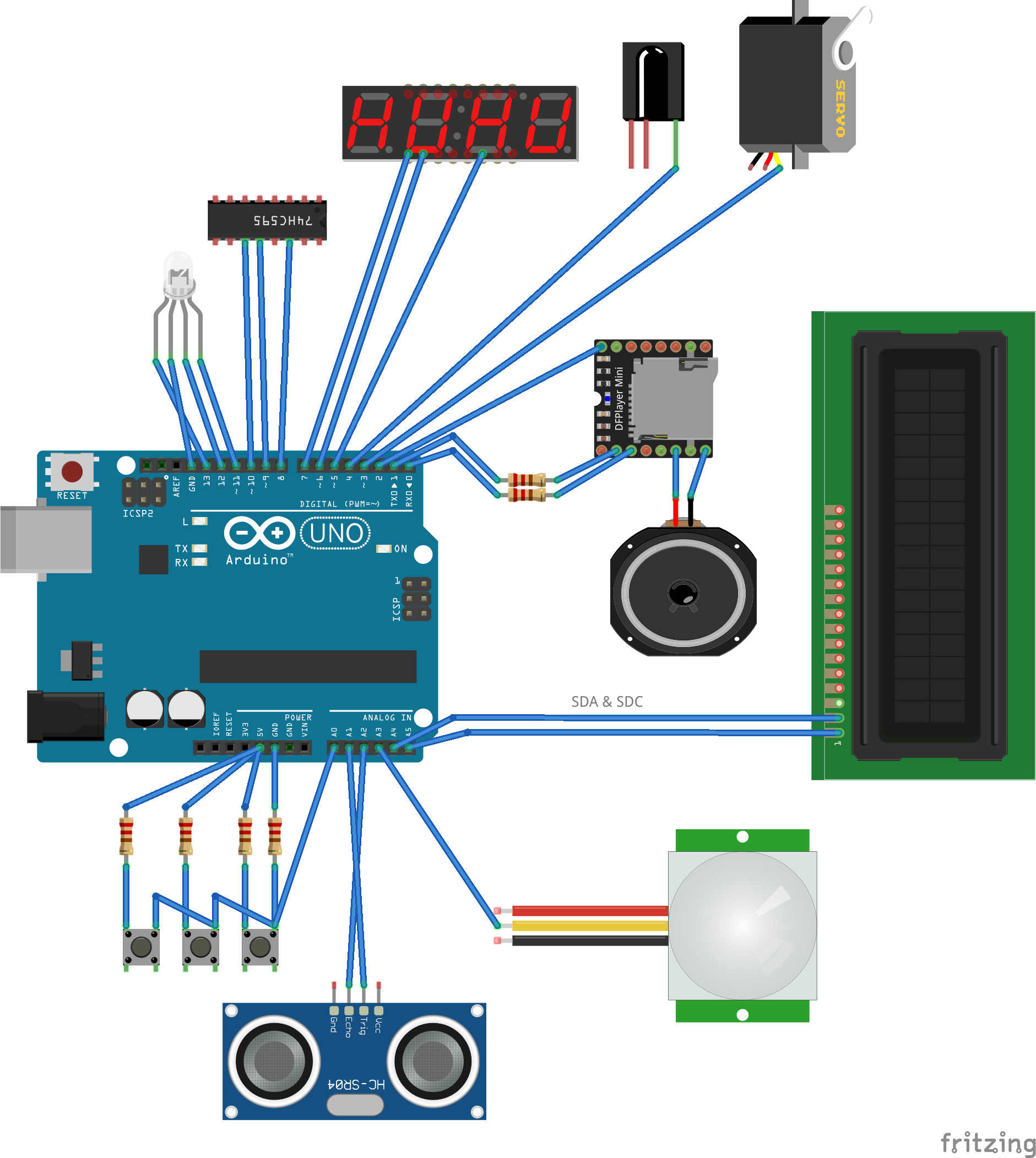 Build a Squid Game‑Themed Interactive Doll with Arduino UNO – DIY Project