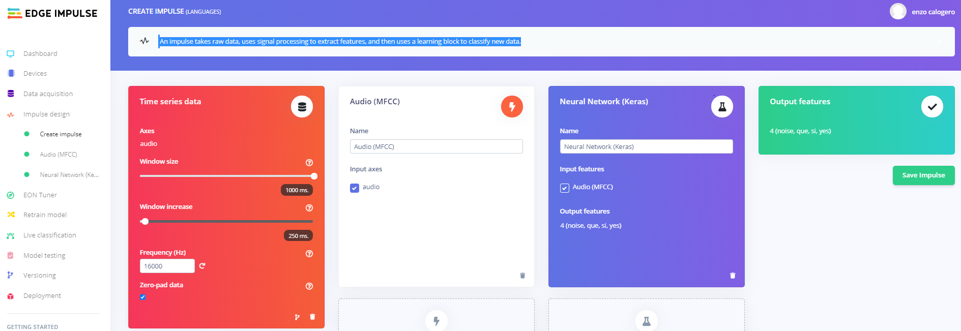 TinyML Language Detector with Edge Impulse on Arduino Nano 33 BLE Sense