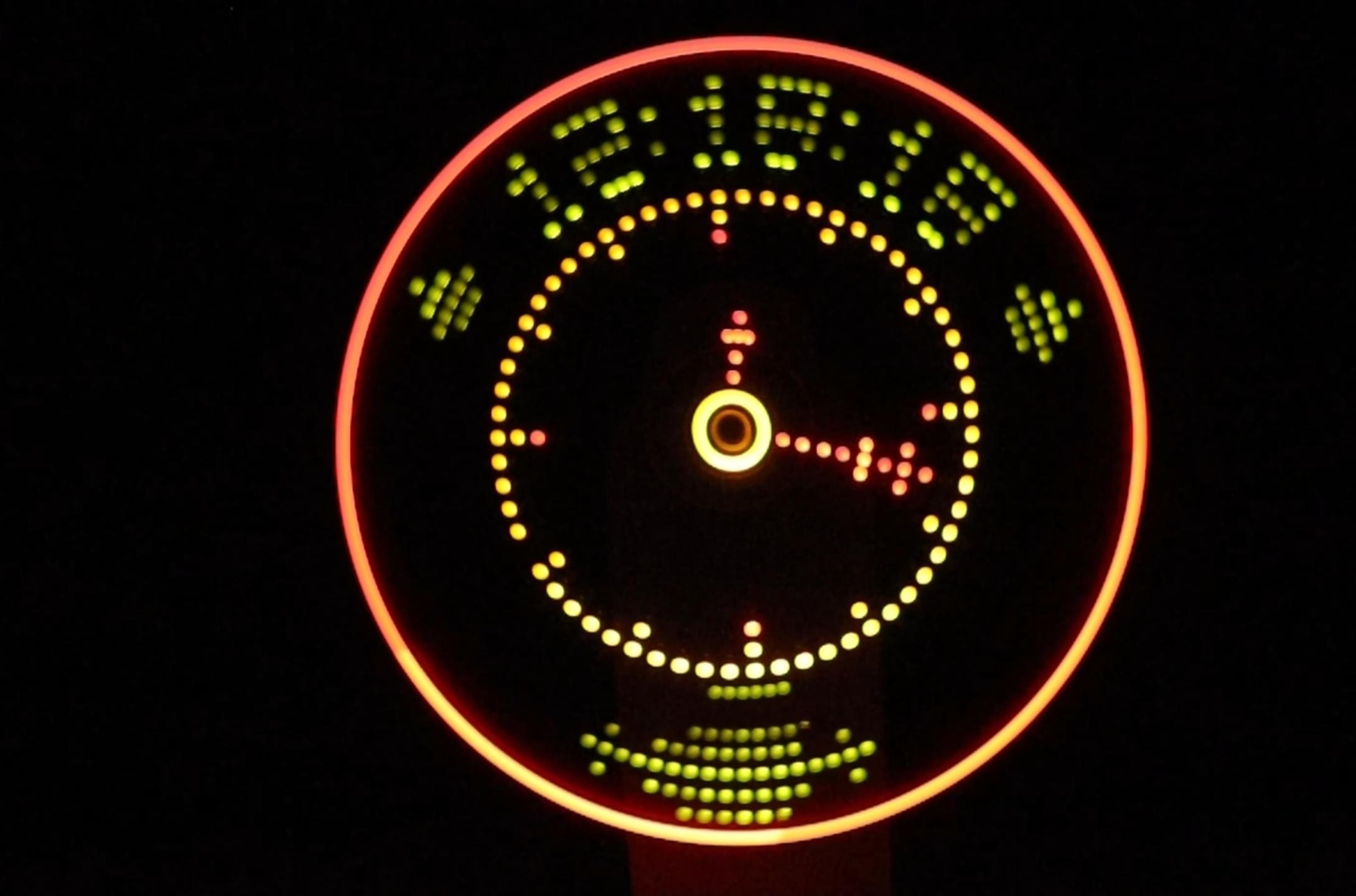 Arduino POV Clock: Build a Persistance‑of‑Vision LED Display