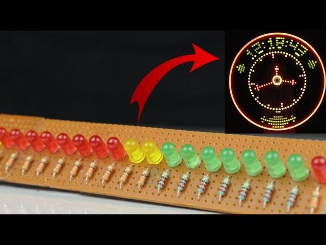 Arduino POV Clock: Build a Persistance‑of‑Vision LED Display