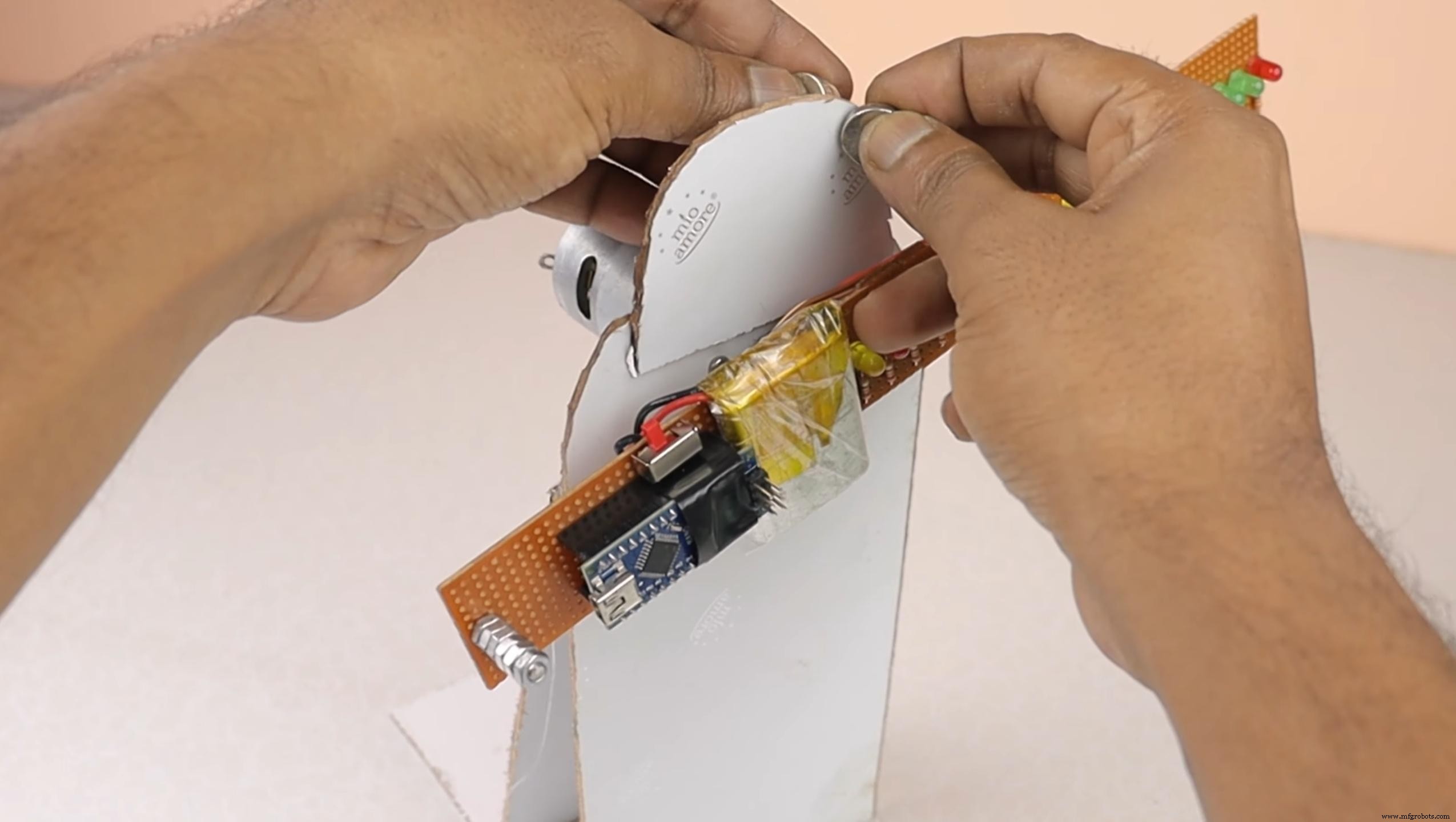 Arduino POV Clock: Build a Persistance‑of‑Vision LED Display