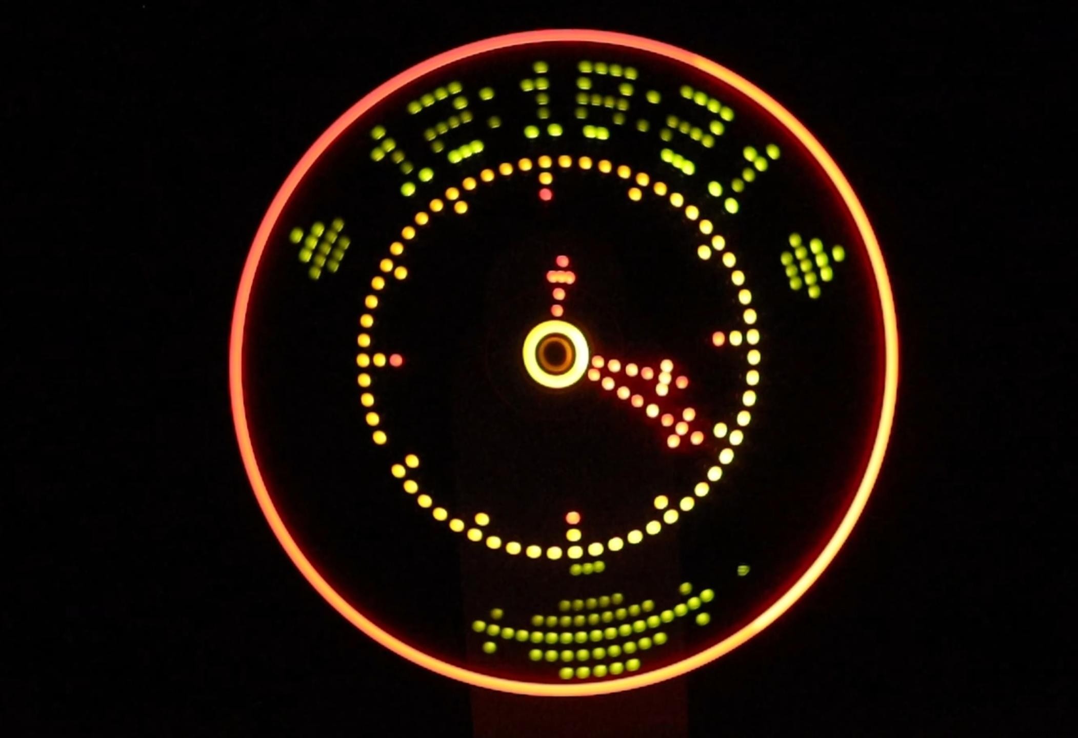 Arduino POV Clock: Build a Persistance‑of‑Vision LED Display