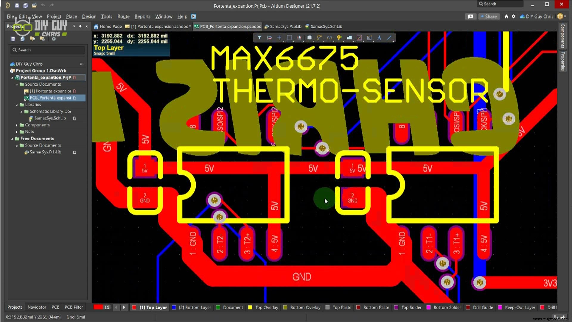 Integrating a Thermocouple Sensor with the Arduino Portenta H7 Using the MAX6675 IC