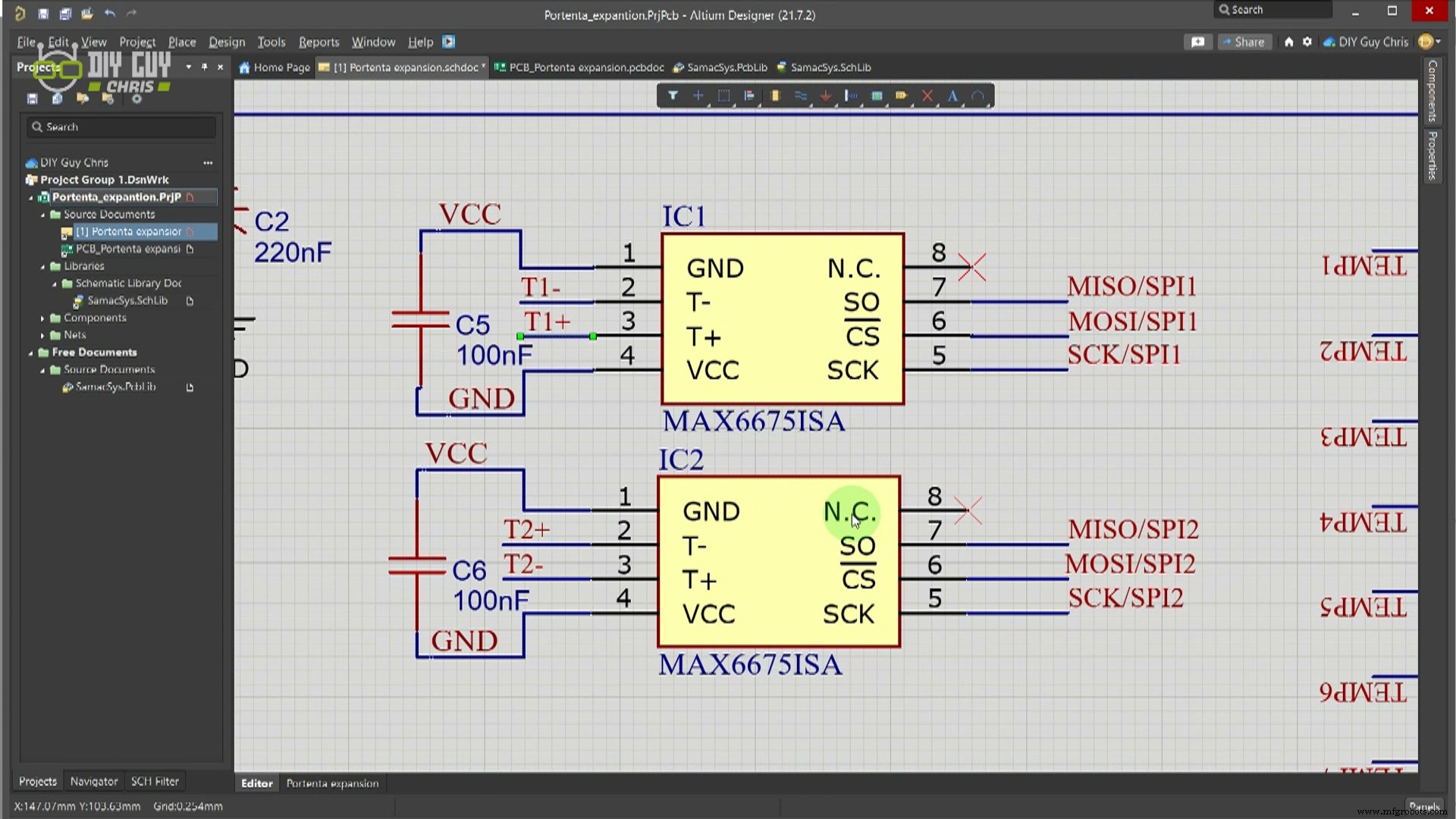 Integrating a Thermocouple Sensor with the Arduino Portenta H7 Using the MAX6675 IC