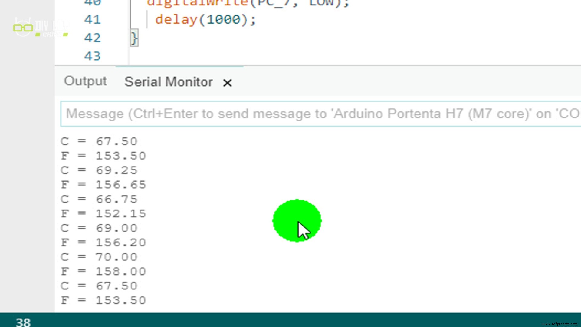 Integrating a Thermocouple Sensor with the Arduino Portenta H7 Using the MAX6675 IC