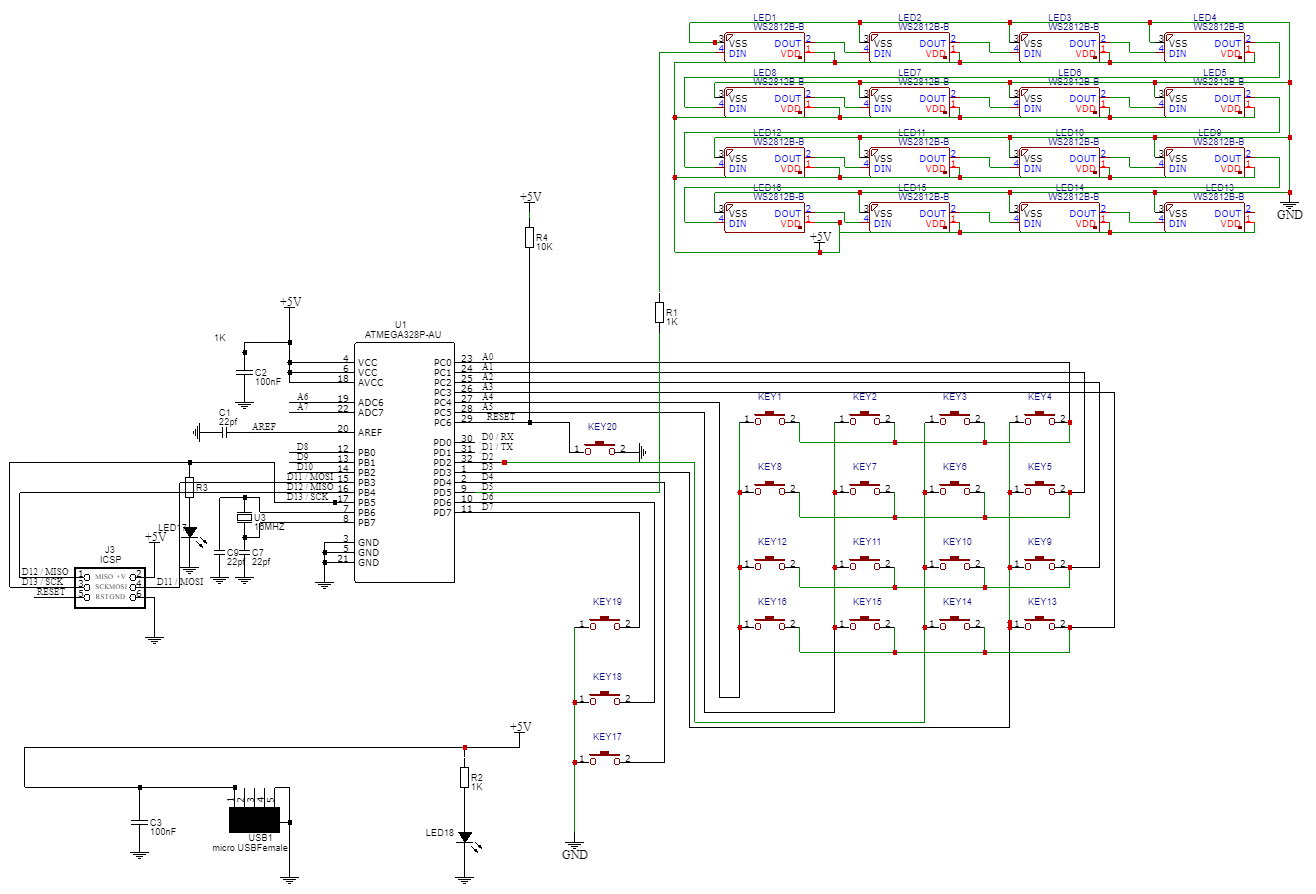 Custom 4×4 Tic Tac Toe Visiting Card PCB – Design, Build, and Code Guide