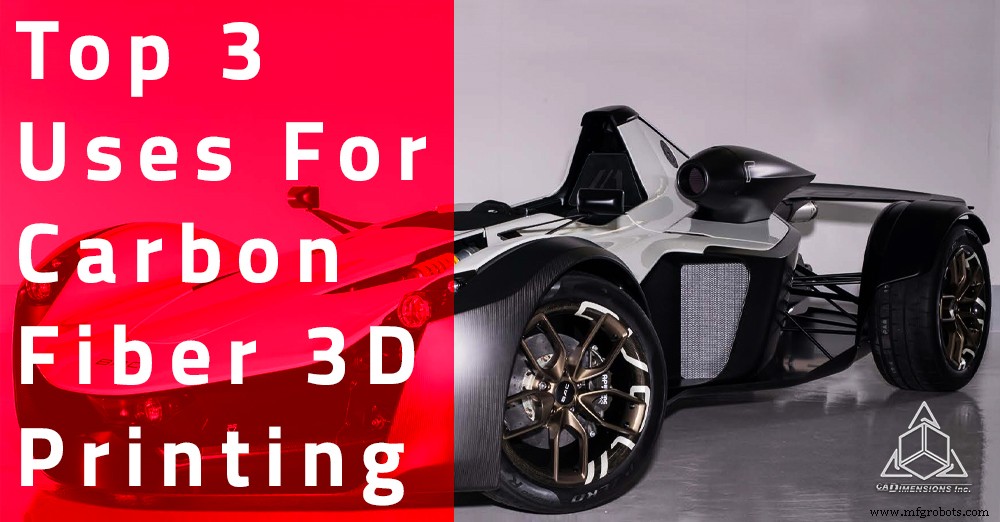 Top 3 Manufacturing Applications of Carbon Fiber 3D Printing