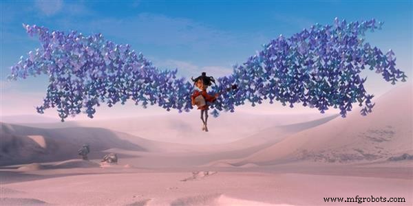 Toronto Bus Shelters Adorned with 3‑D‑Printed Origami Birds for  Kubo & the Two Strings 