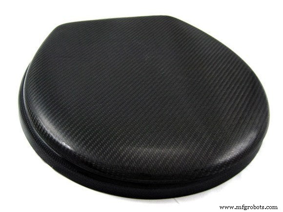 Premium Carbon Fiber Toilet Seat – Durable, Sleek, and Built for Performance