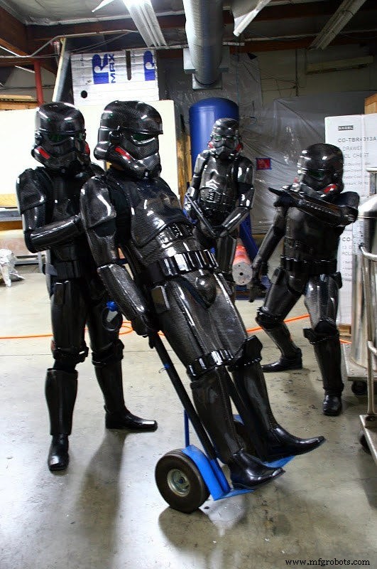 Carbon Fiber Stormtroopers: San Diego Composites Engineers Build Star Wars‑Inspired Composite Armor