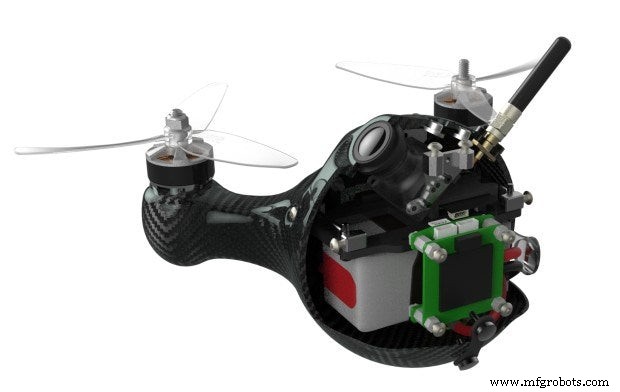 Nimbus 195: Russia’s Fully Enclosed Carbon‑Fiber Monocoque Racing Drone