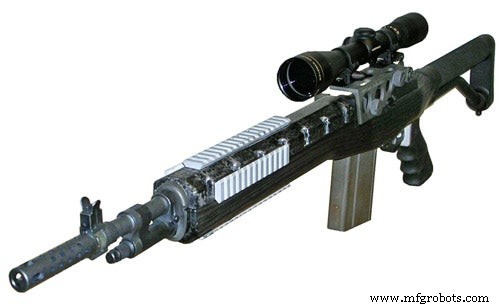 All‑Carbon Fiber M‑14/M1A Rifle: Ultra‑Light, Heat‑Resistant, and Precision‑Optimized