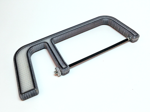 Carbon‑Fiber Hacksaw: A Lightweight Tool Printed on the Markforged Mark Two